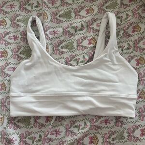 Lululemon Athletica White Sports Bra